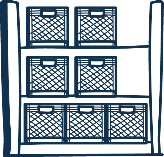 Organized backroom