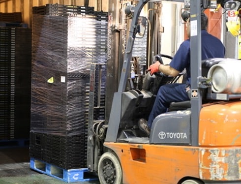 RPCa being loaded to the truck